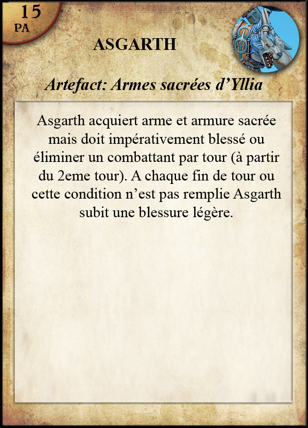 Armes Sacrées d'Yllia
